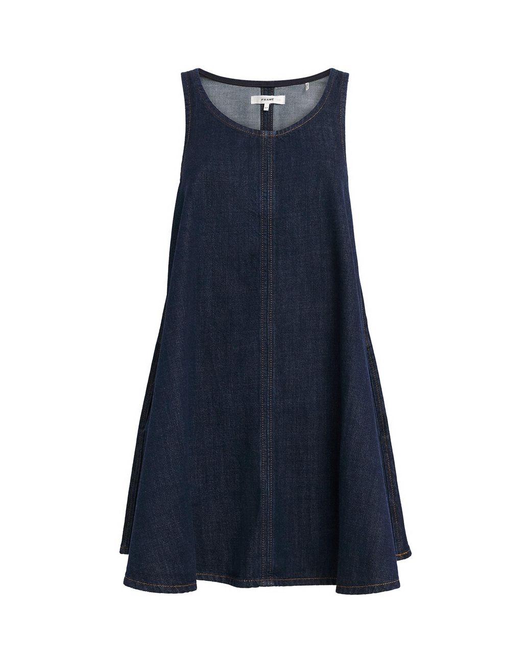 FRAME Blue The Skipper Denim Mini Dress