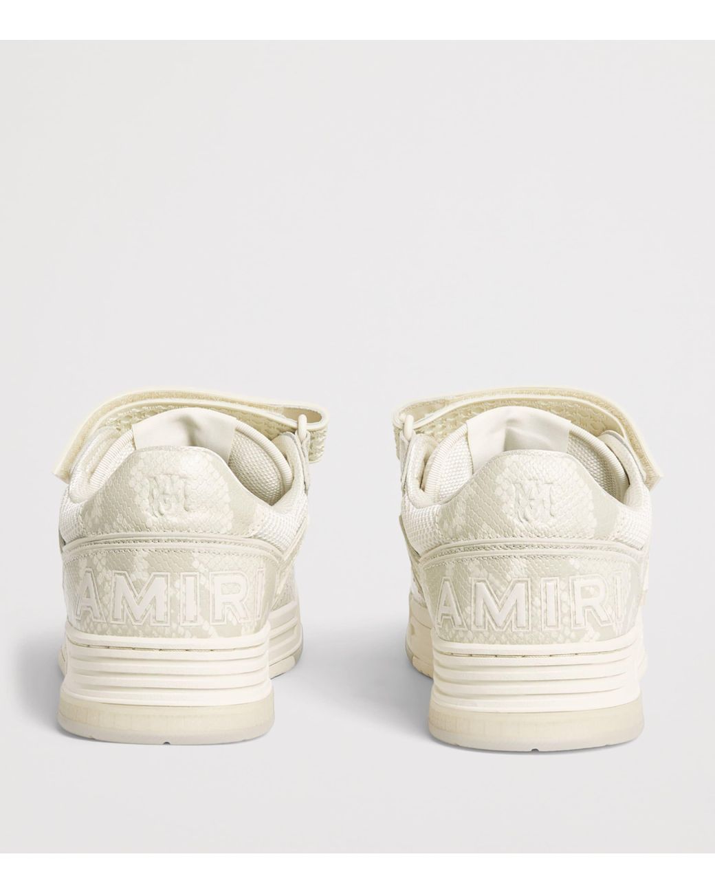 Amiri Natural Leather Snakeskin-Effect Skyline Ma Sneakers for men