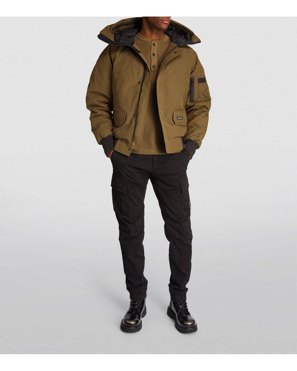 Canada Goose Green Chilliwack Bomber Jacket for men