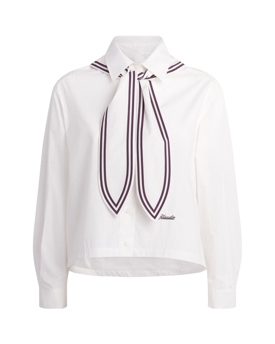 Claudie Pierlot White Cotton Sailor Shirt