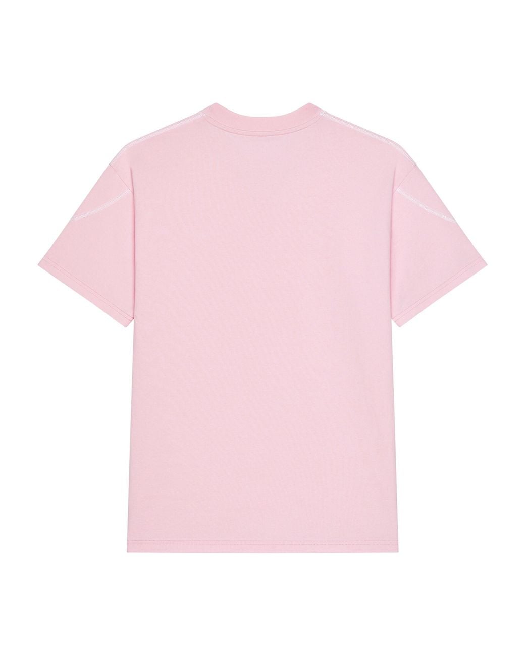 Givenchy Pink Cotton Logo T-Shirt for men