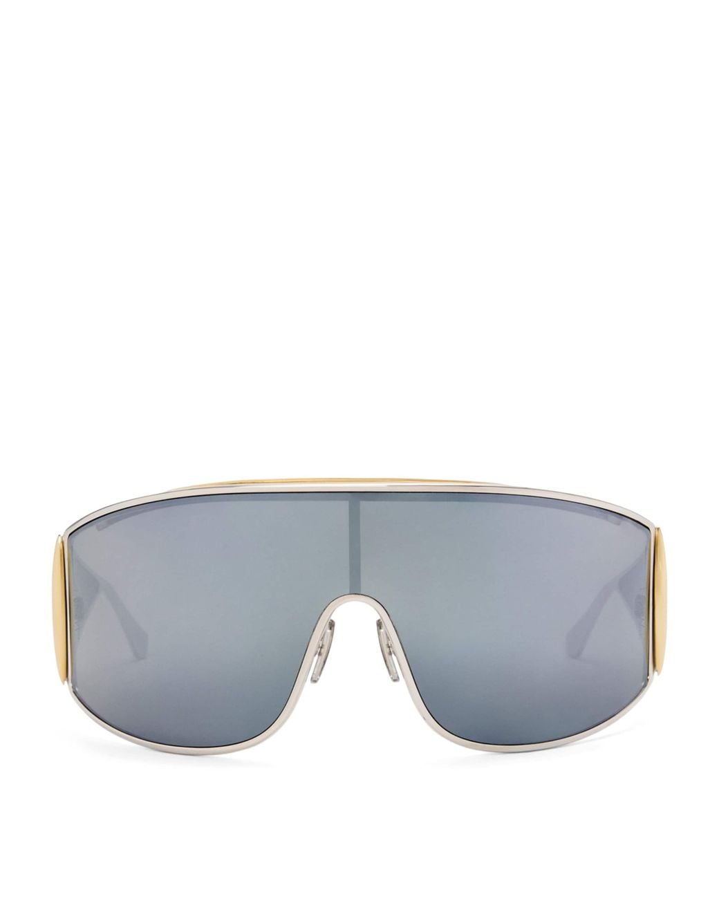 Loewe Gray Metal Speed Shield Sunglasses