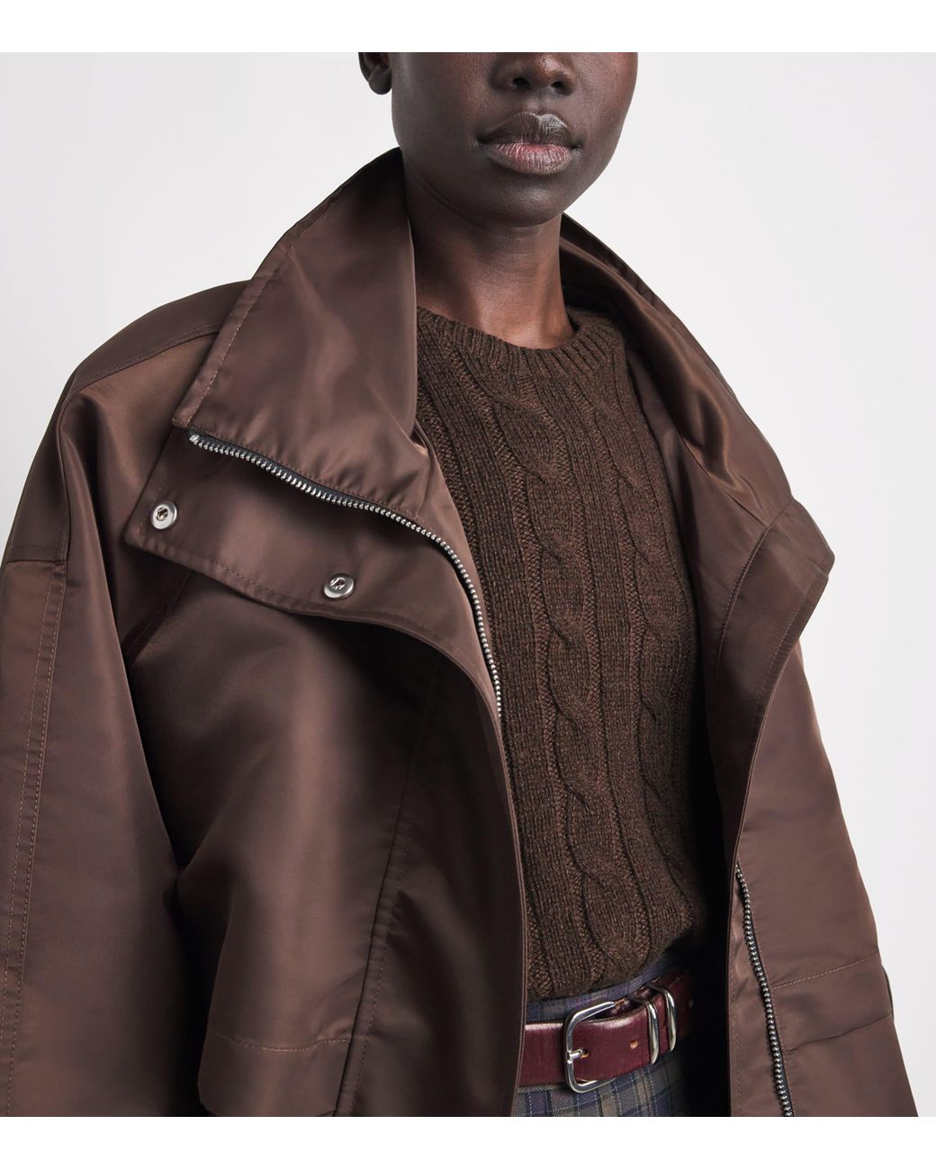 Polo Ralph Lauren Wool-Cashmere Julianna Sweater in Brown | Lyst