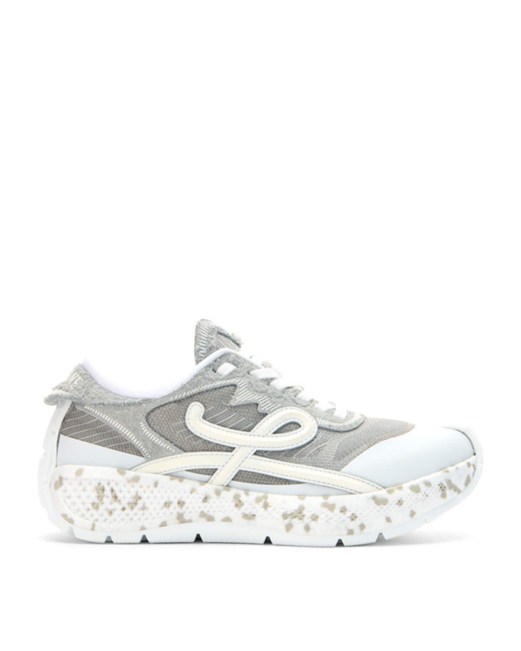 Loewe White Leather Pogo Sneakers