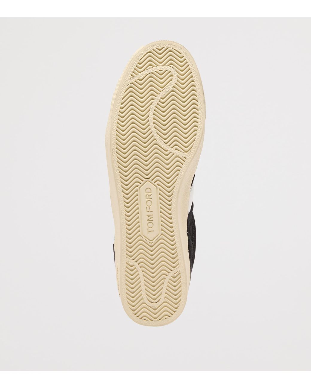 Tom Ford Black Leather T Sneakers for men