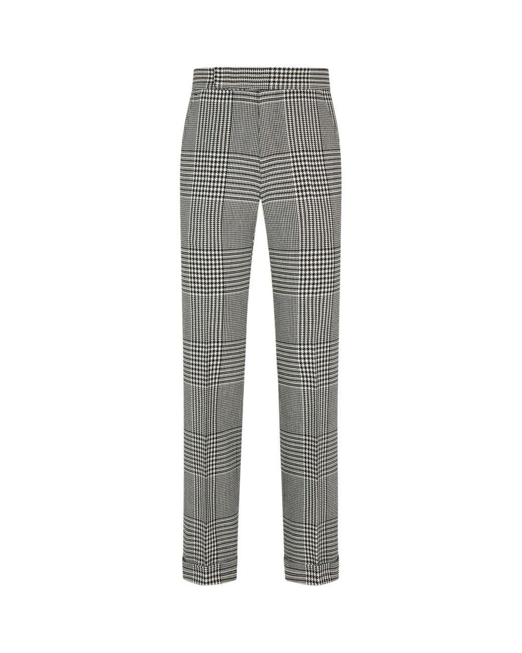 Tom Ford Gray Wool Houndstooth Trousers for men