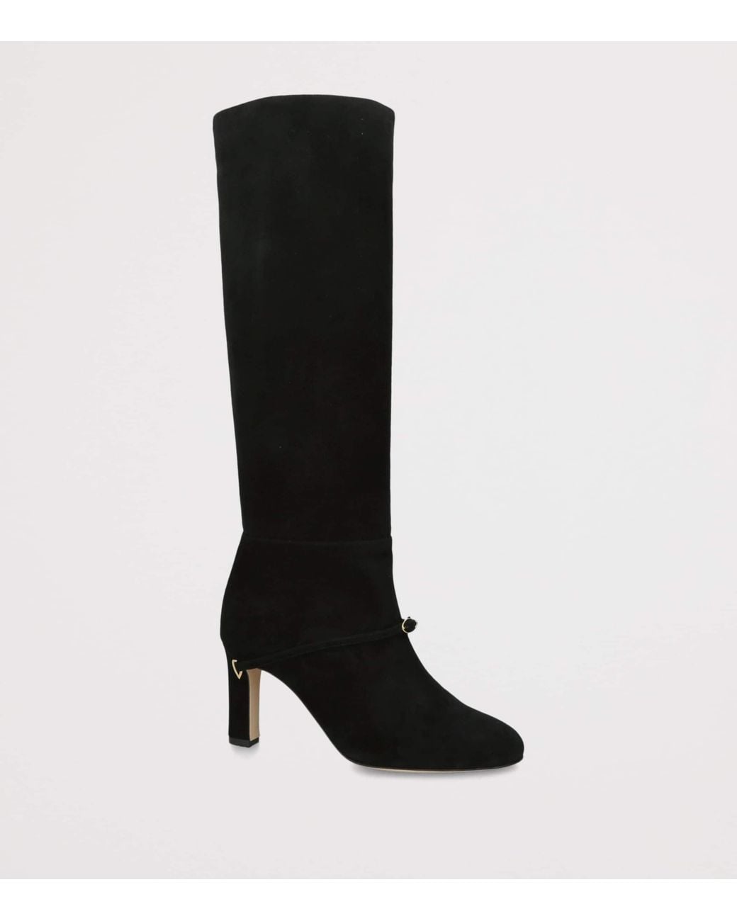 JENNIFER CHAMANDI Black Suede Samuele Knee-High Boots 85