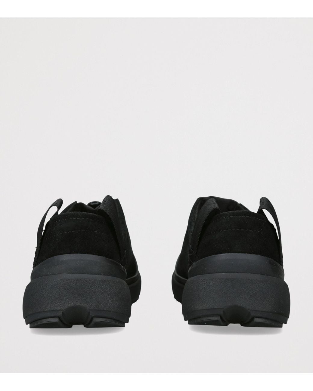 Ugg Black Suede Outpost Slip-On Shoes for men