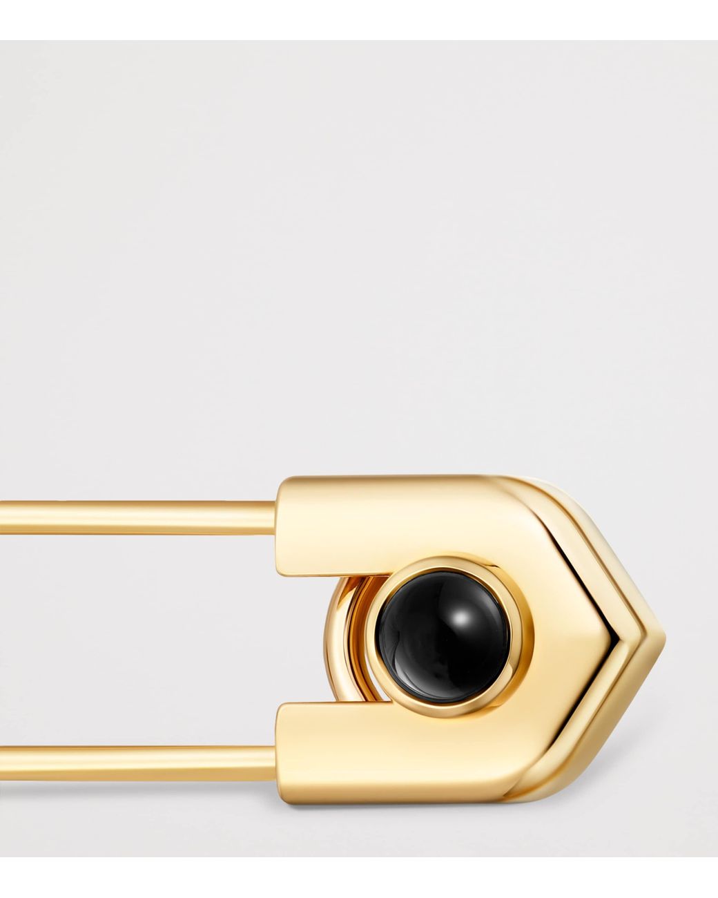 Cartier Metallic And Onyx C De Tie Pin for men