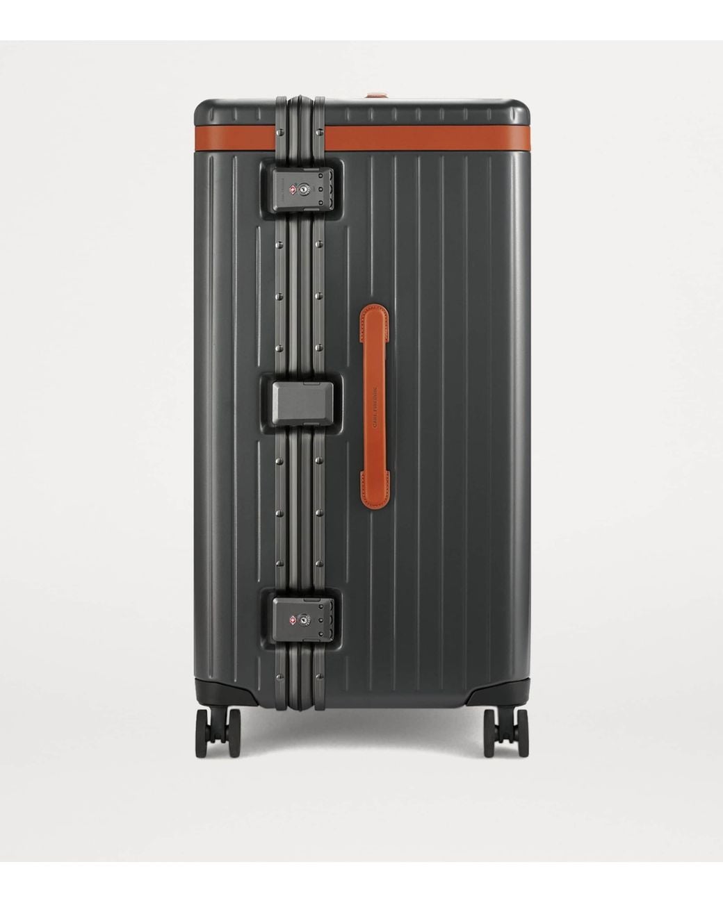 Carl Friedrik Gray Trunk Spinner Check-In Suitcase