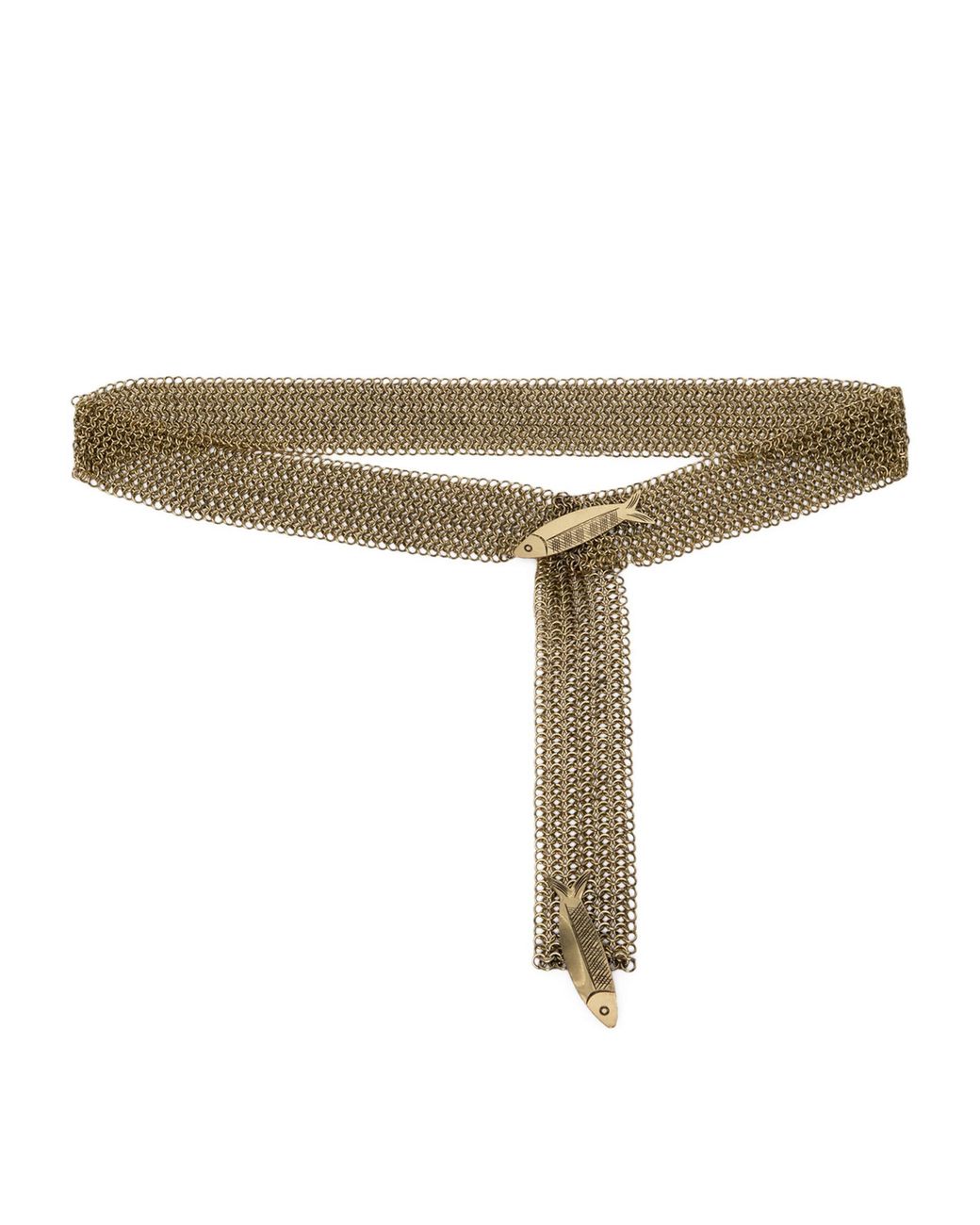 Marina Rinaldi Natural Chain Fish-Detail Belt