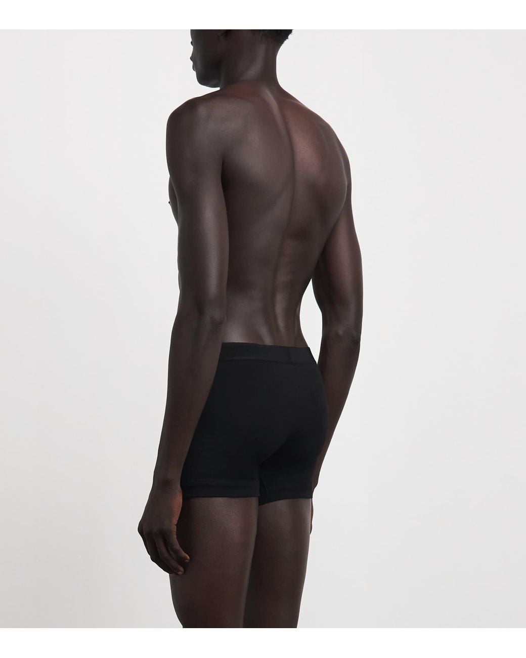 Tom Ford Gray Stretch-Cotton Logo Briefs for men