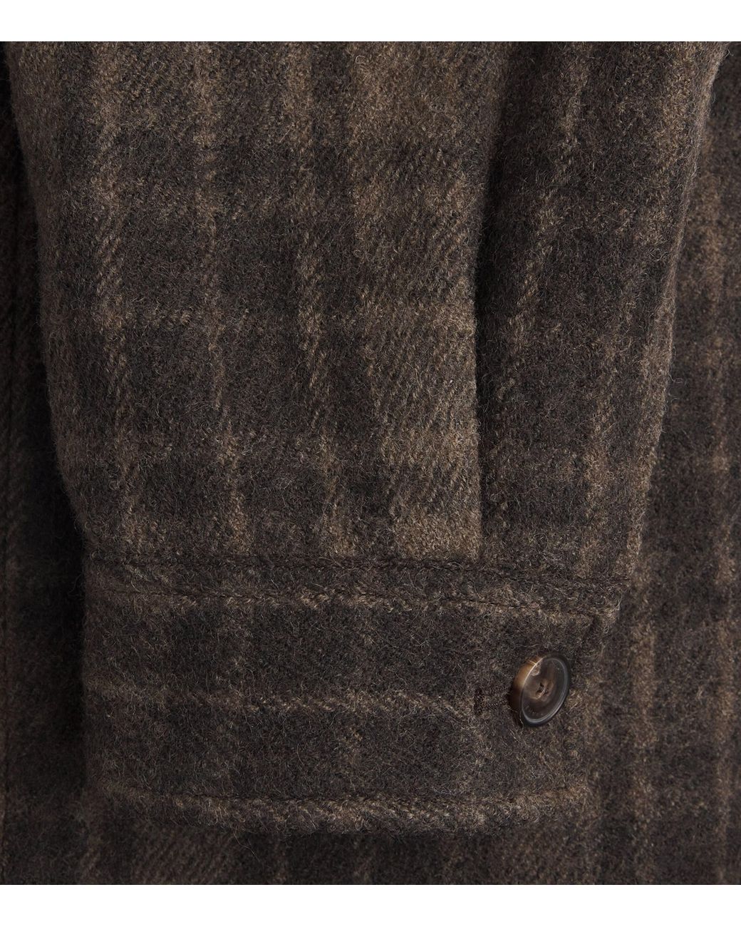 FRAME Black Virgin Wool Tweed Jacket for men