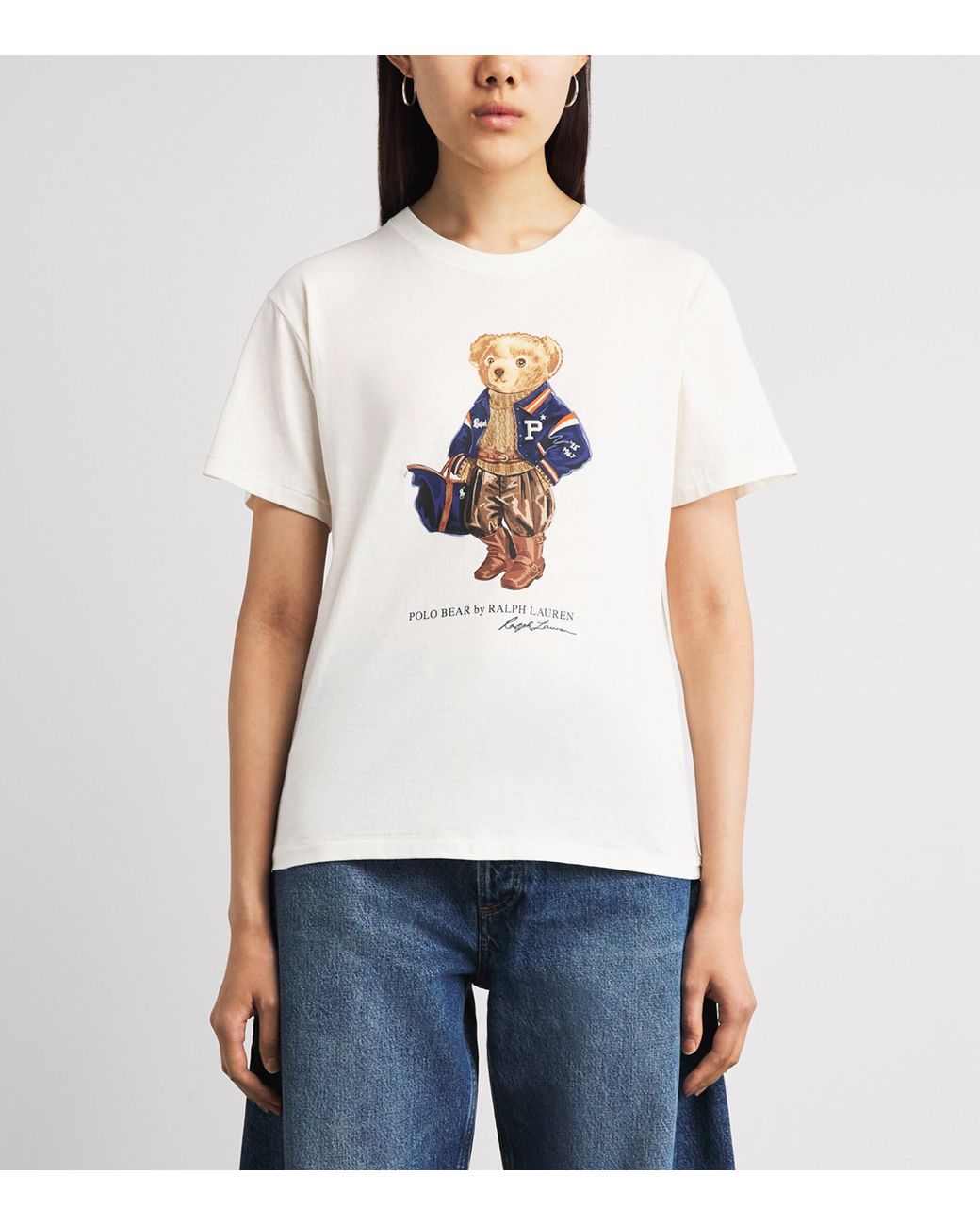 Polo Ralph Lauren White Polo Bear T-Shirt