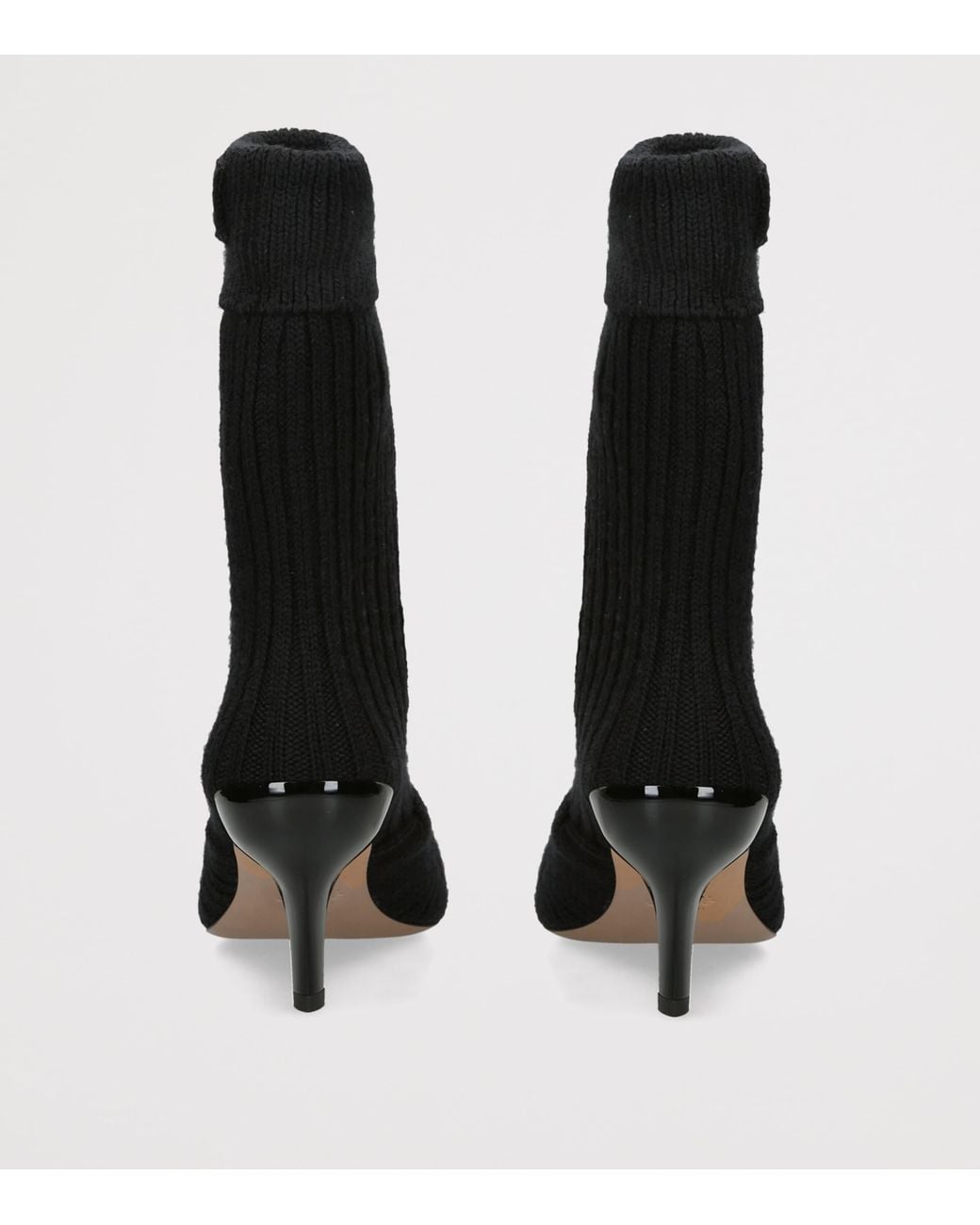 Chloé Black Knitted Suzie Heeled Boots 60