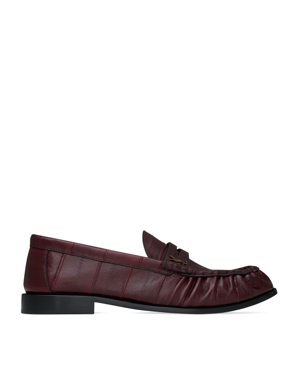Saint Laurent Brown Leather Le Loafers for men