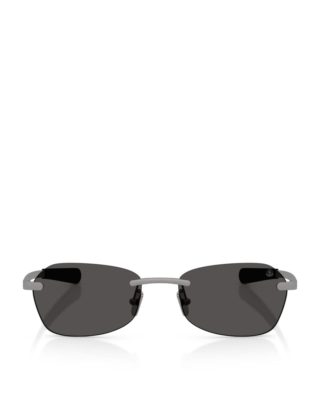 Moncler Black Orris Irregular Rectangle Sunglasses