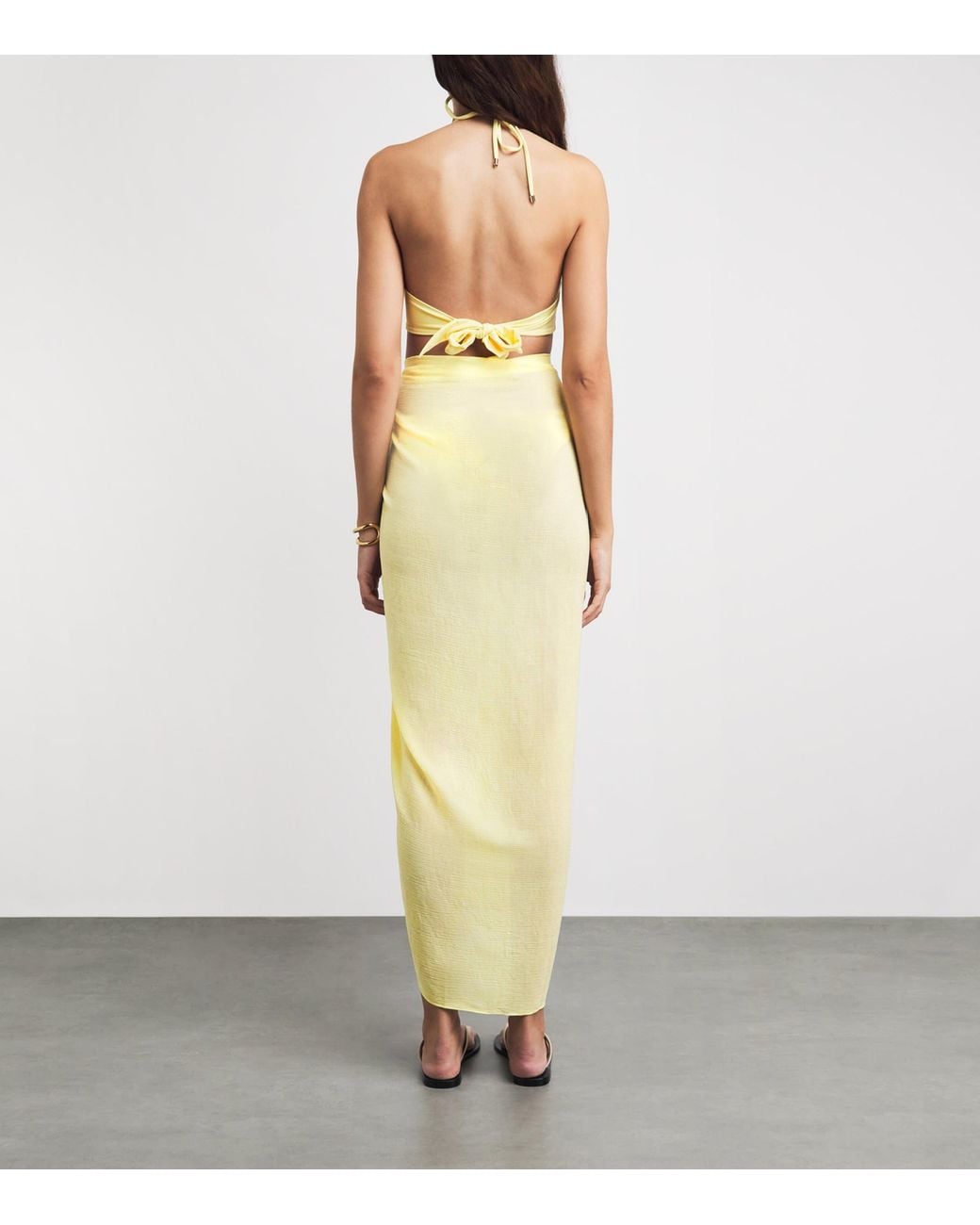 Away That Day Yellow Paros Sarong