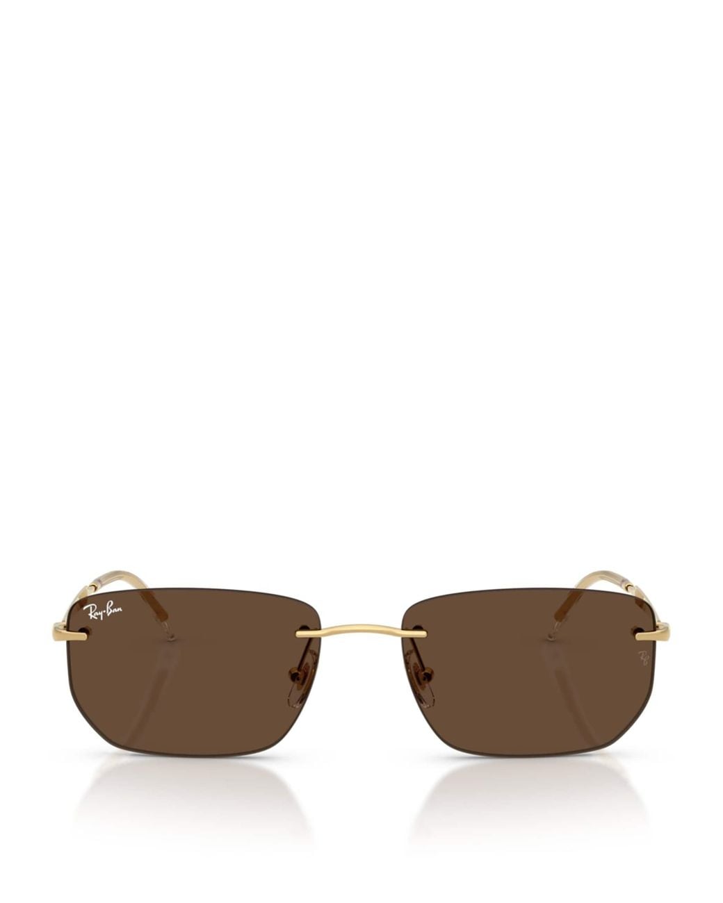 Ray-Ban Brown Rb3768 Metal Irregular Sunglasses