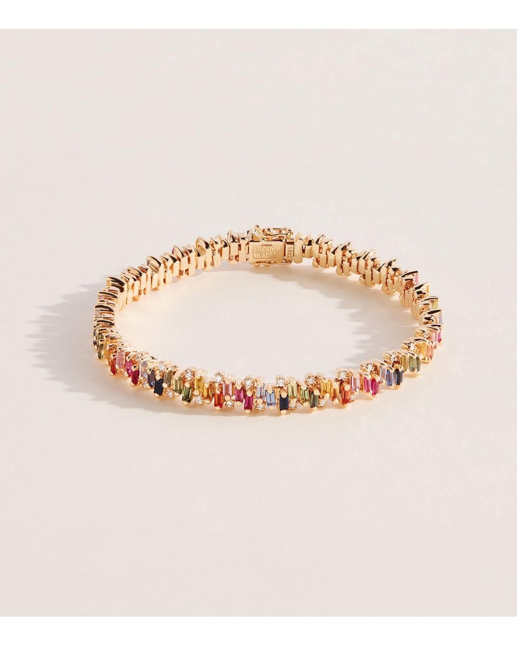 Suzanne Kalan Pink And Sapphire Shimmer Tennis Bracelet