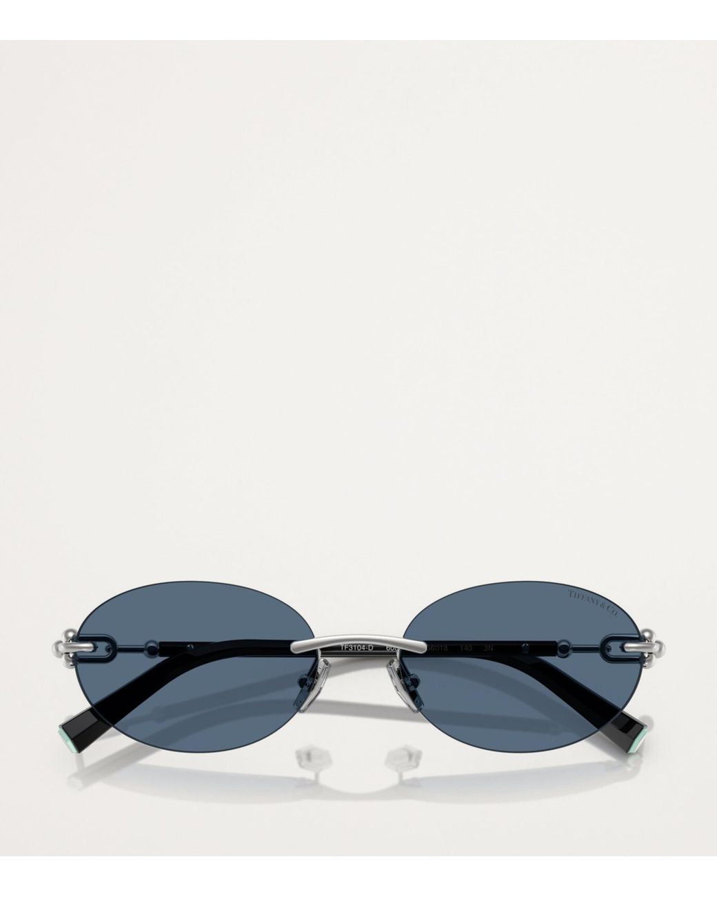 Tiffany & Co Blue Metal Sunglasses
