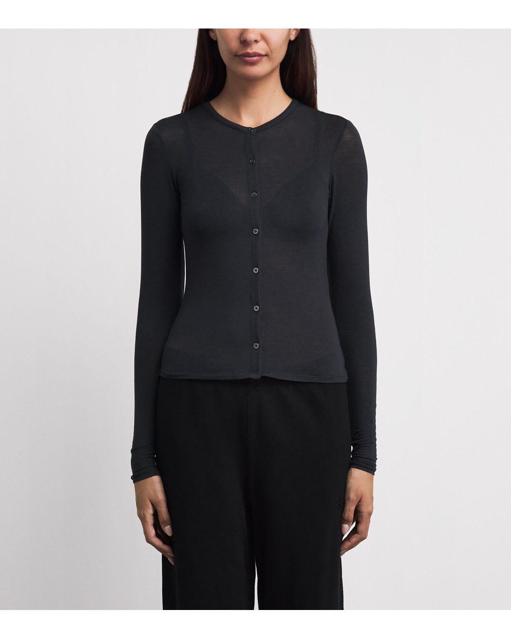 Skims Blue Sheer Modal Cardigan
