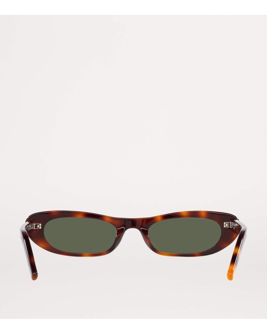 Saint Laurent Green Oval Sunglasses