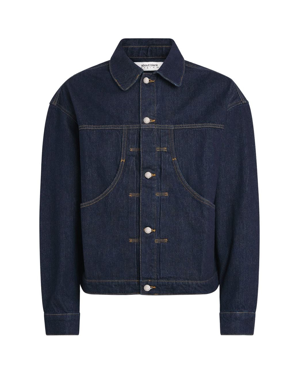 About Blank Blue Boxy Denim Jacket for men