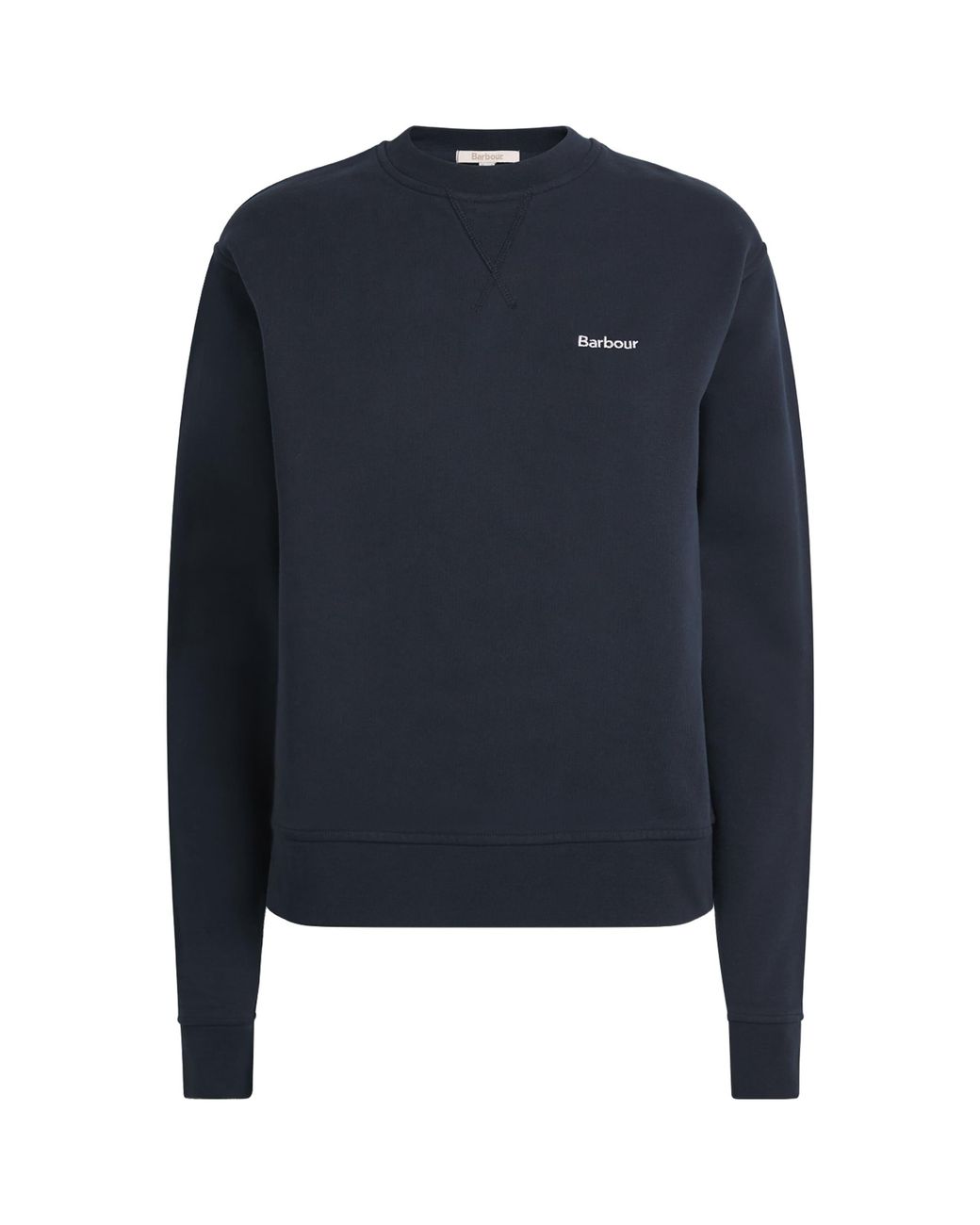 Barbour Blue Cotton Bede Logo Sweatshirt