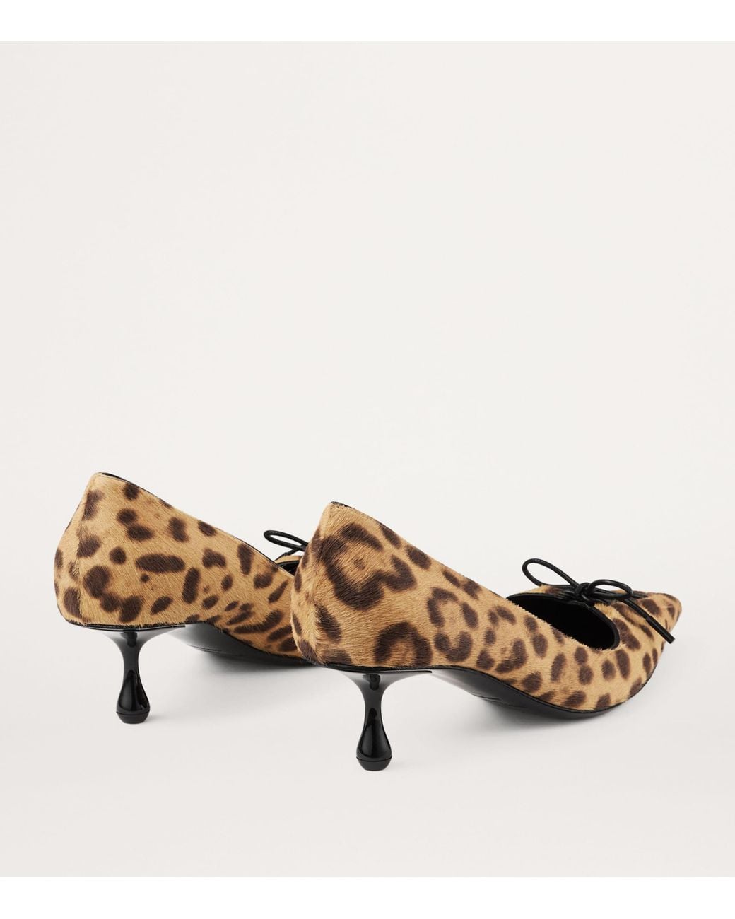Jimmy Choo Natural Scarlett 50 Leather Leopard Pumps