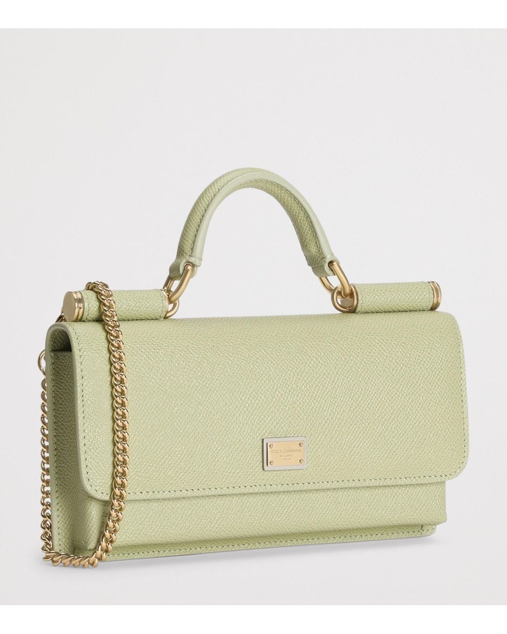 Dolce & Gabbana Metallic Micro Calfskin Dg Millennials Phone Bag