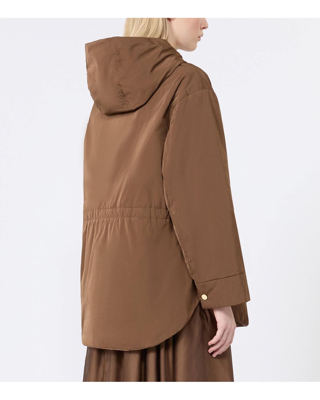 Max Mara Brown Water-Repellent Reversible Parka
