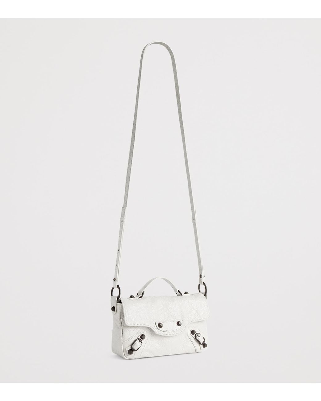 Balenciaga Natural Nano Leather Le City Top-Handle Bag