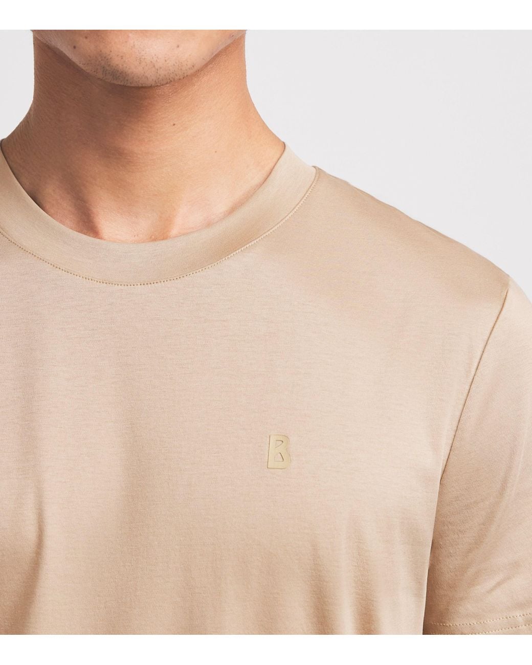 Bogner Natural Cotton Logo Ryan T-Shirt for men