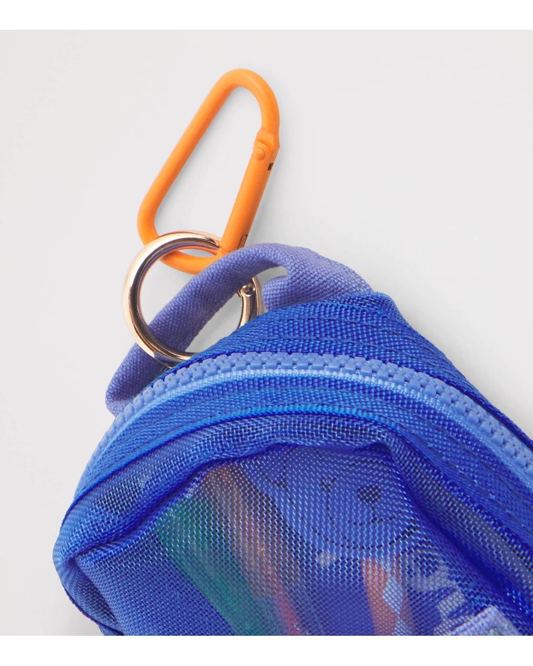Harrods Blue Logo Backpack Keyring