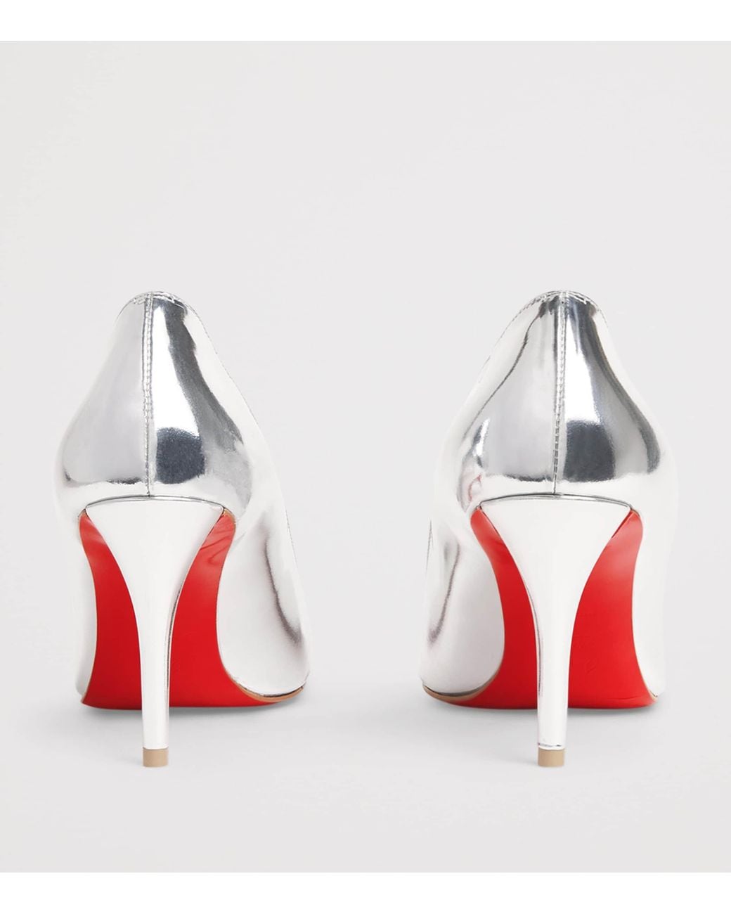 Christian Louboutin White Miss Z Patent Leather Pumps 80