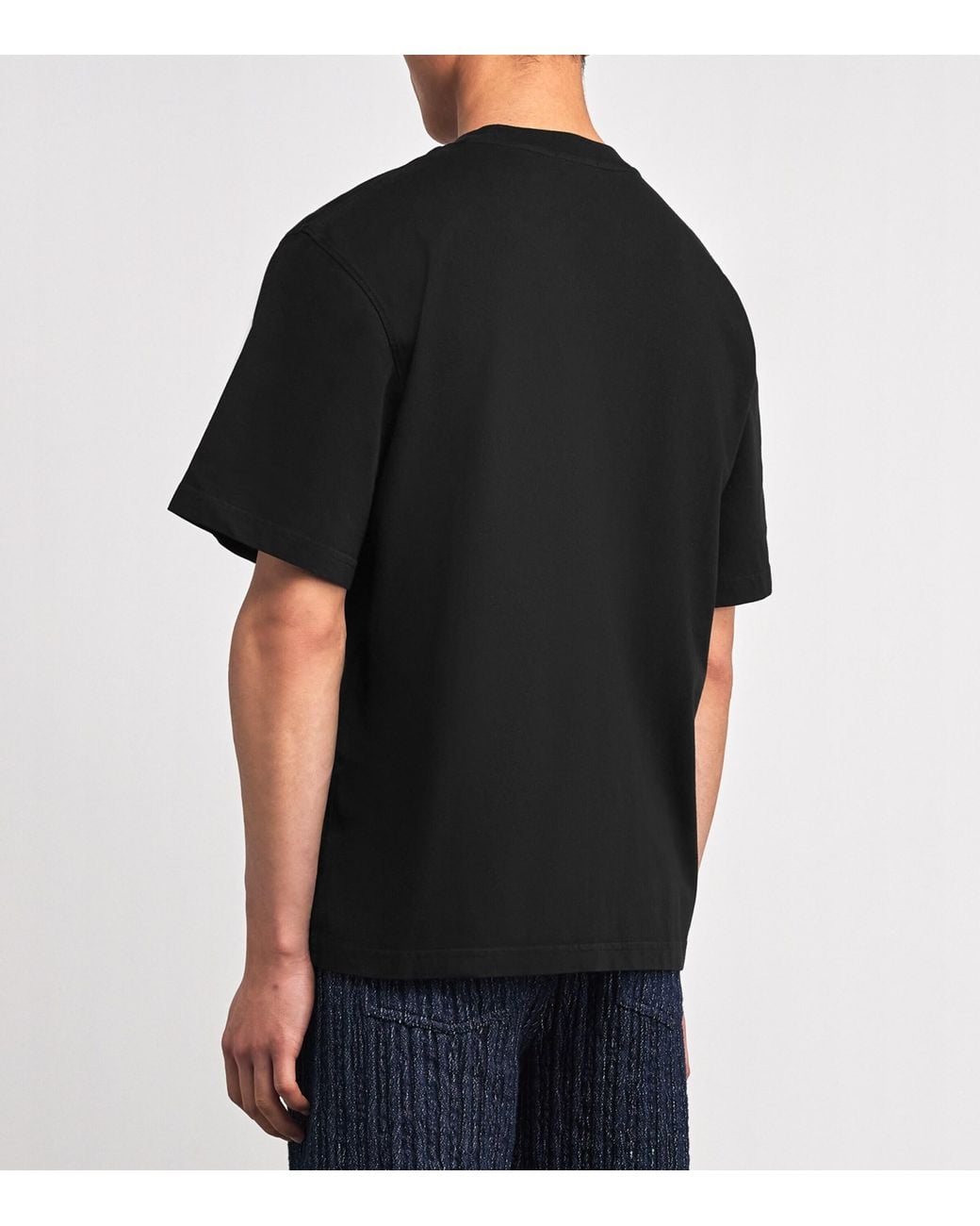 Agolde Black Cotton Asha T-Shirt for men