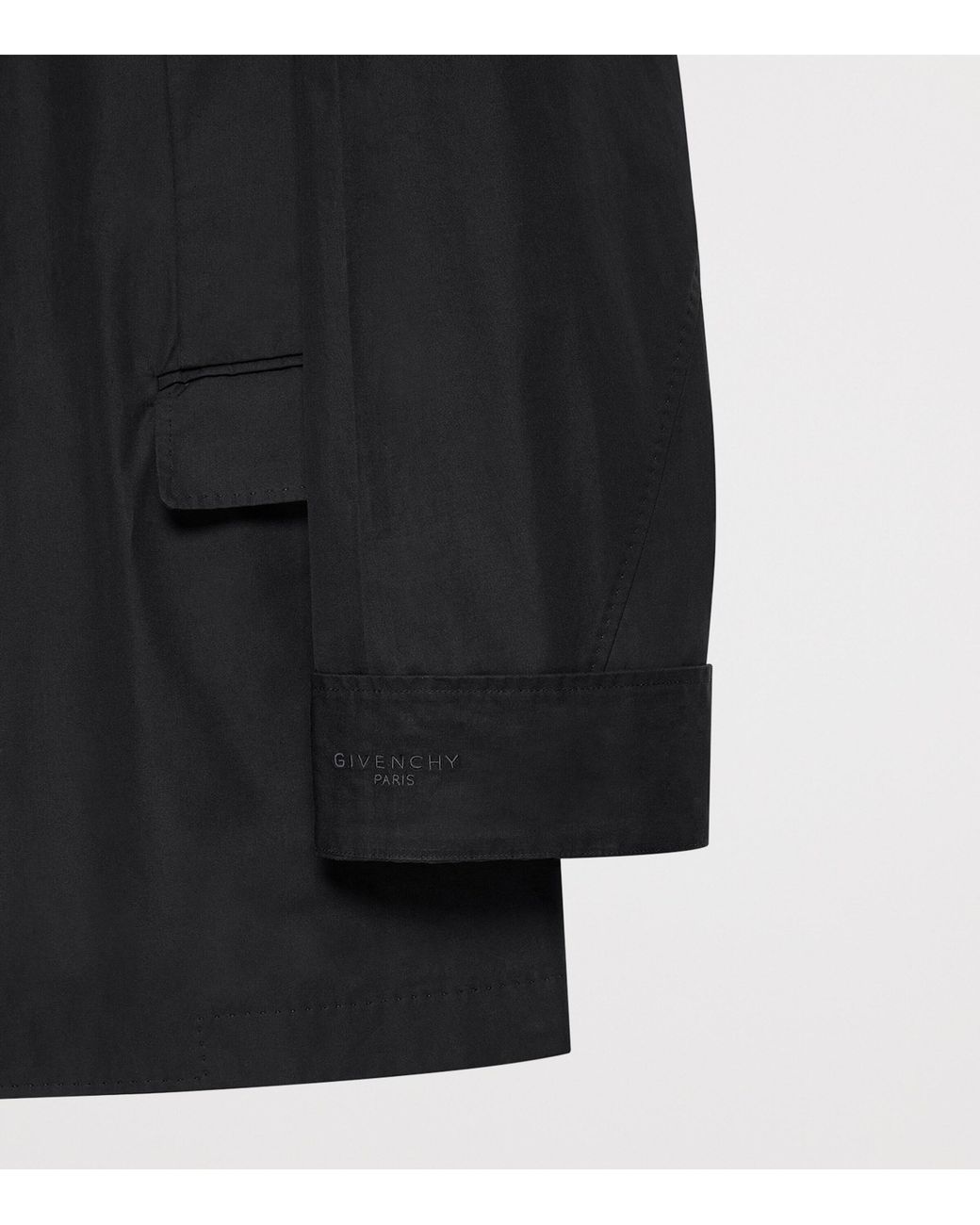 Givenchy Black Cotton Couture Seam Blazer for men