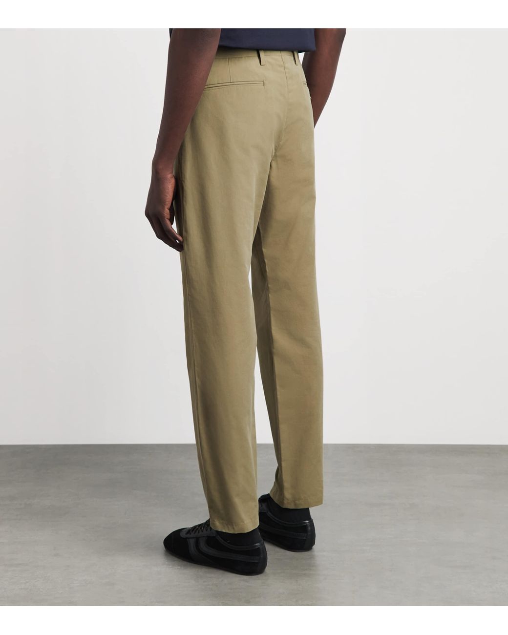 Paul Smith Green Cotton-Blend Chinos for men
