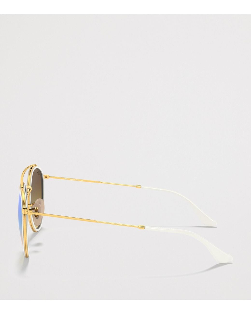 Ray-Ban Blue Round Double-Bridge Sunglasses