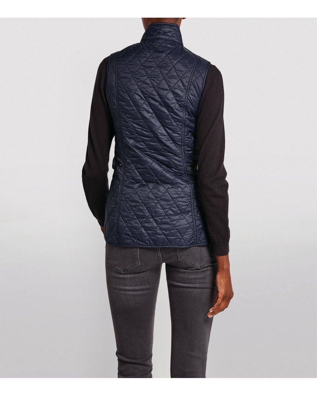 Barbour Blue Quilted Otterburn Gilet