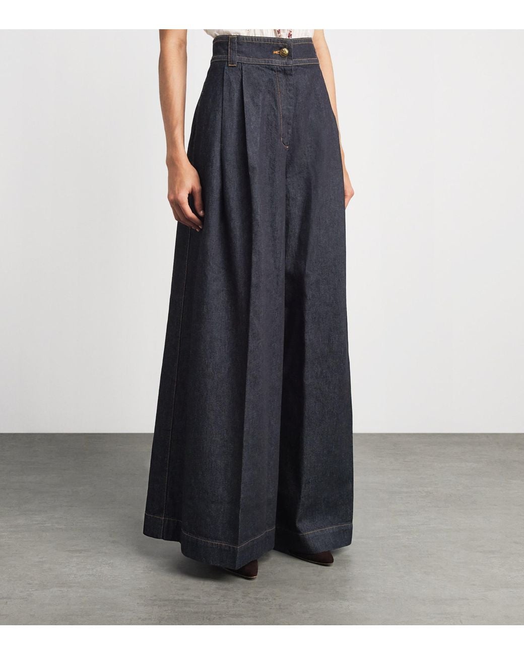 Zimmermann Blue Valiant Flared Jeans
