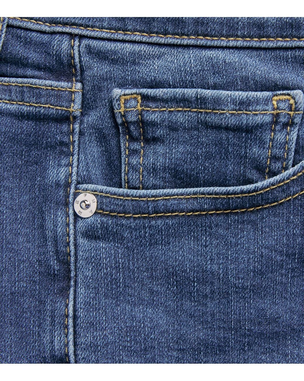FRAME Blue Le Sleek Straight Jeans