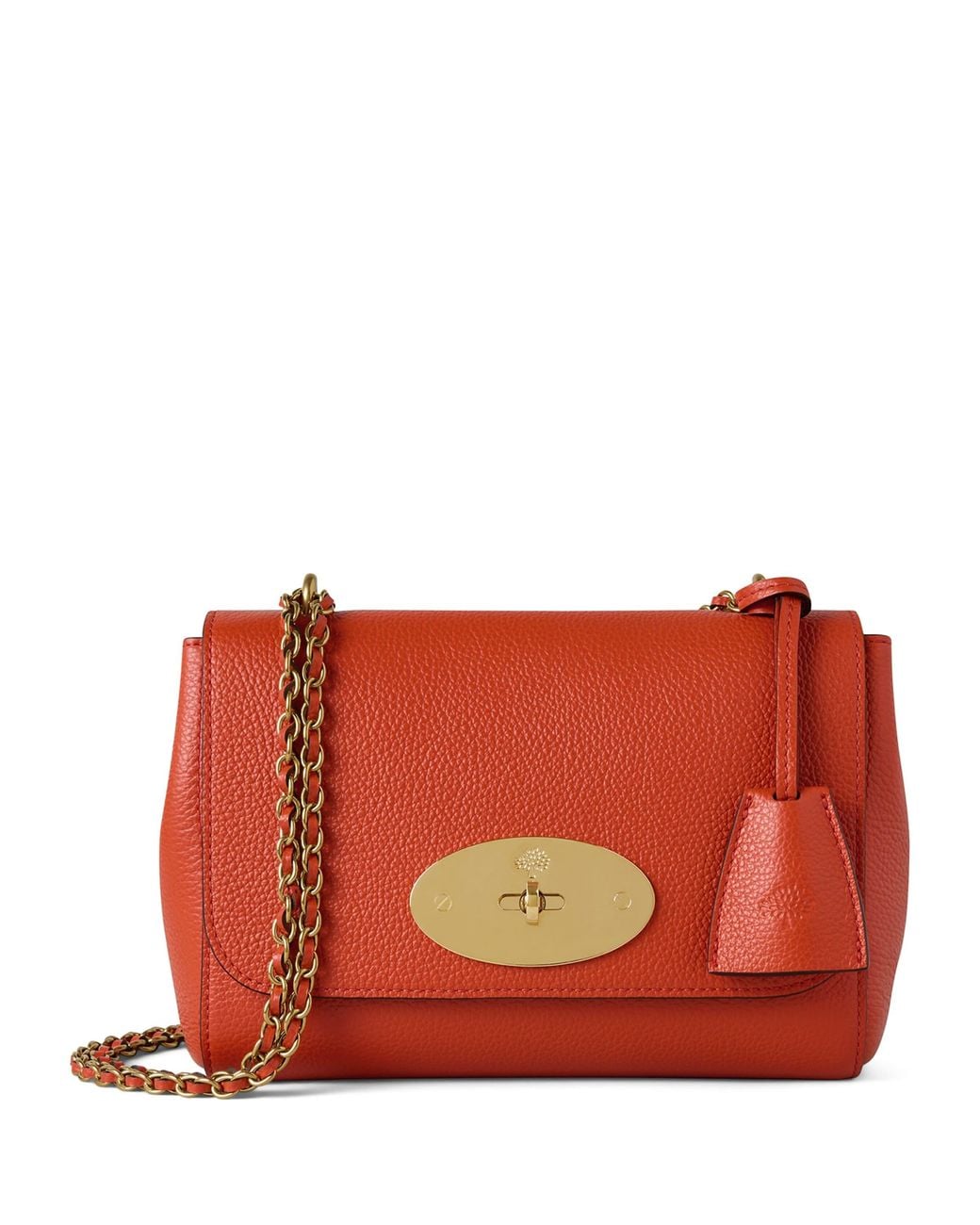 Mulberry Red Leather Lily Shoulder Bag