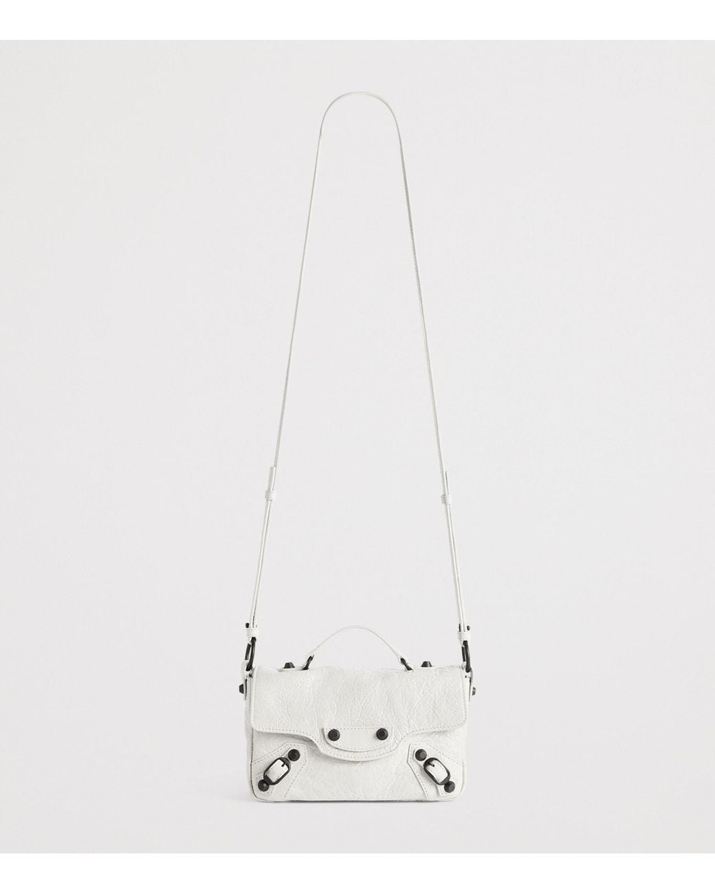 Balenciaga Natural Nano Leather Le City Top-Handle Bag