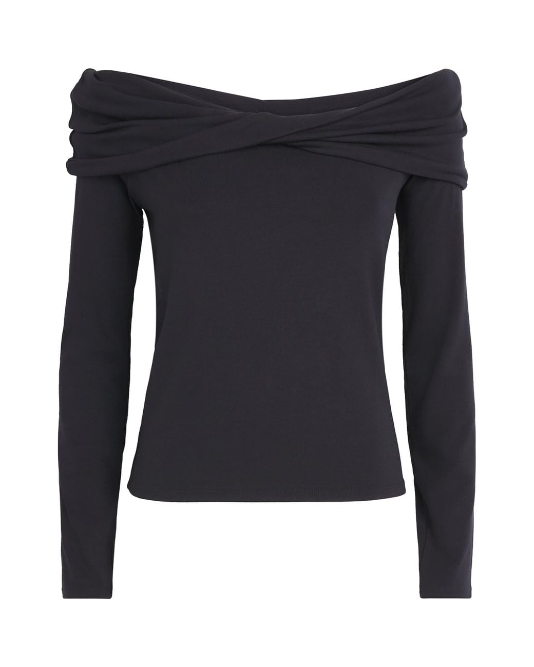 PAIGE Blue Off-The-Shoulder Aaliyah Top