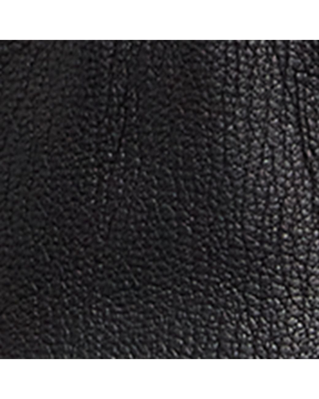 Dents Black Deerskin Cashmere-Lined Eton Gloves for men