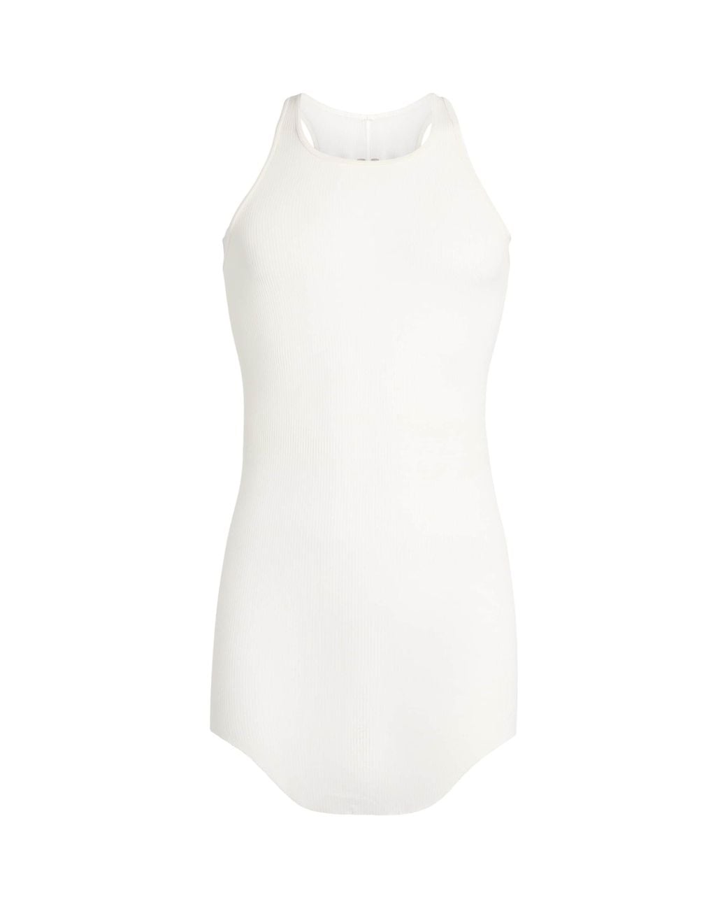 Rick Owens White Basic Rib Tank Top for men