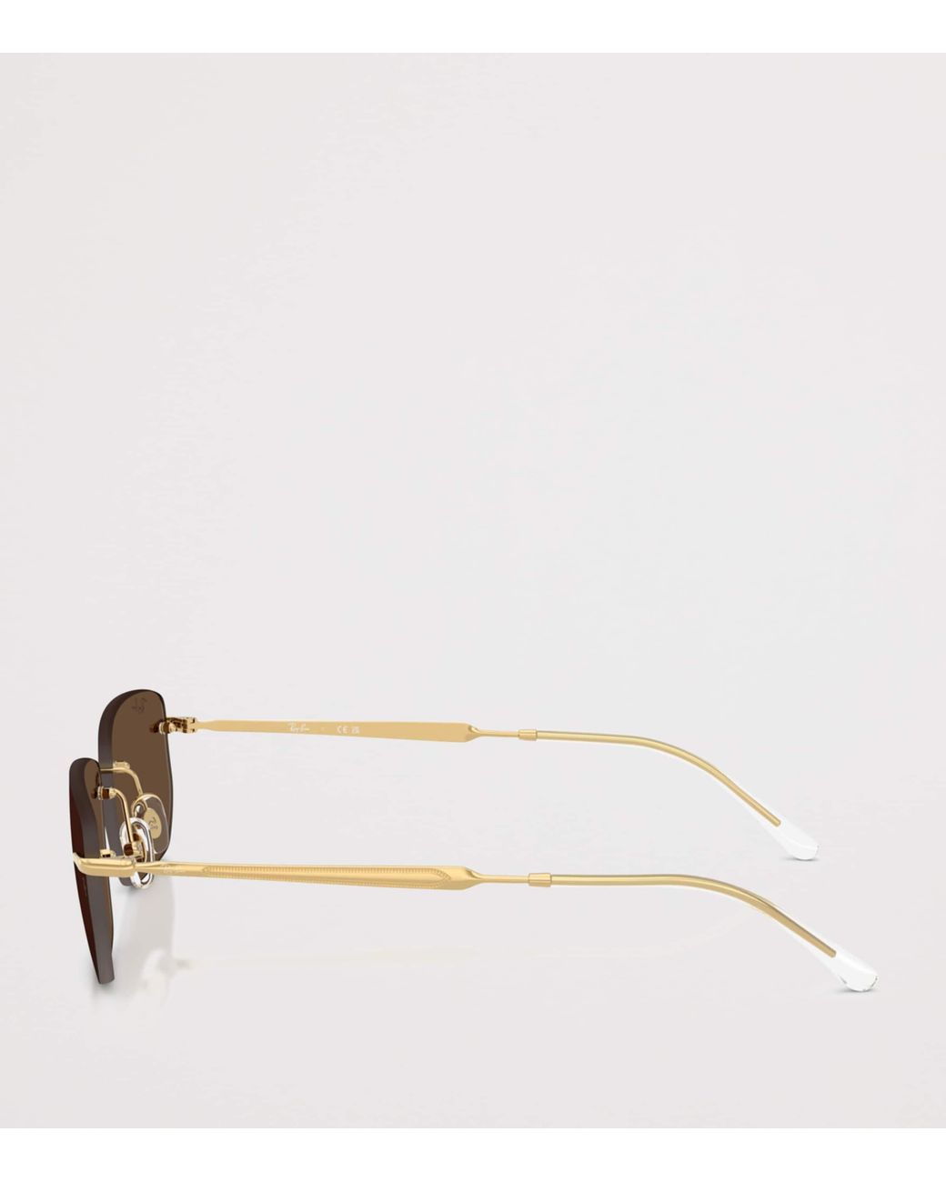 Ray-Ban Brown Rb3768 Metal Irregular Sunglasses