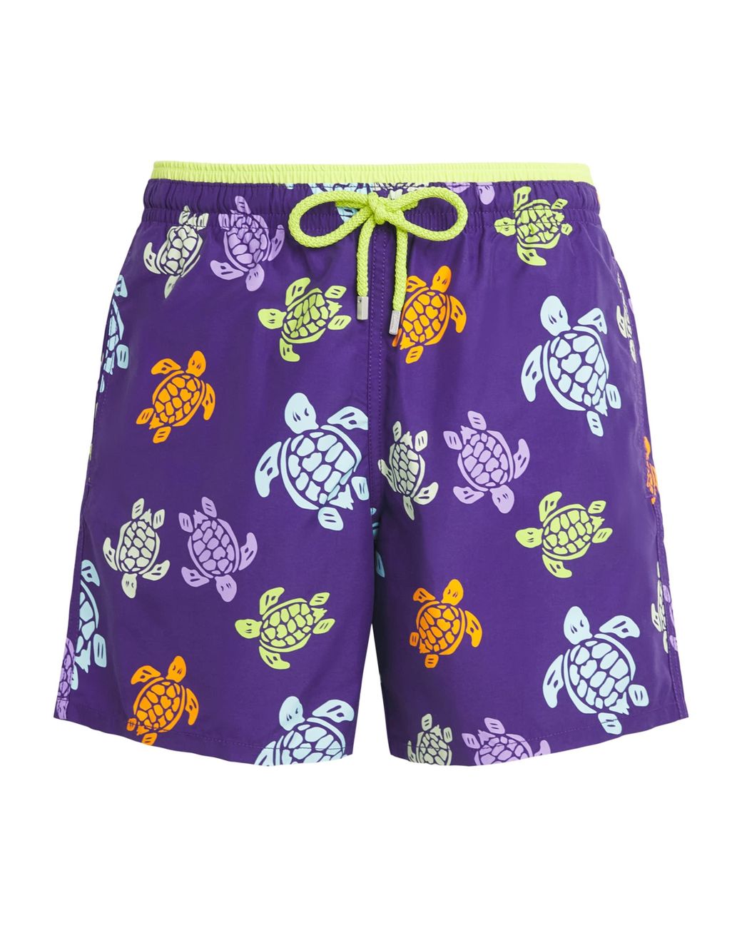 Vilebrequin Blue Multicolour Turtles Moka Swim Shorts for men